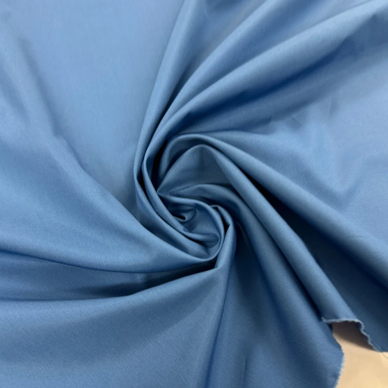 No. 2045 Baumwoll-Poplin mittelblau | 0,90m