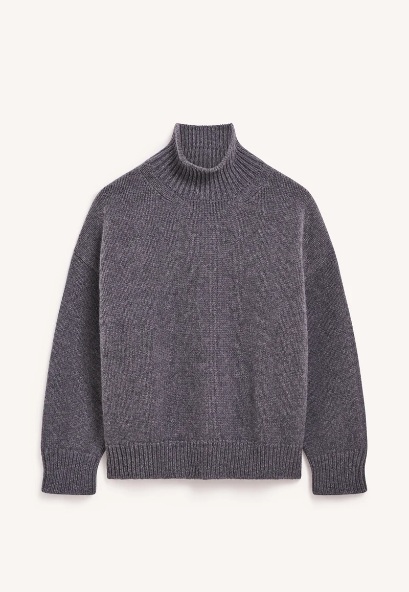 Caragh High Neck in Derby Grey