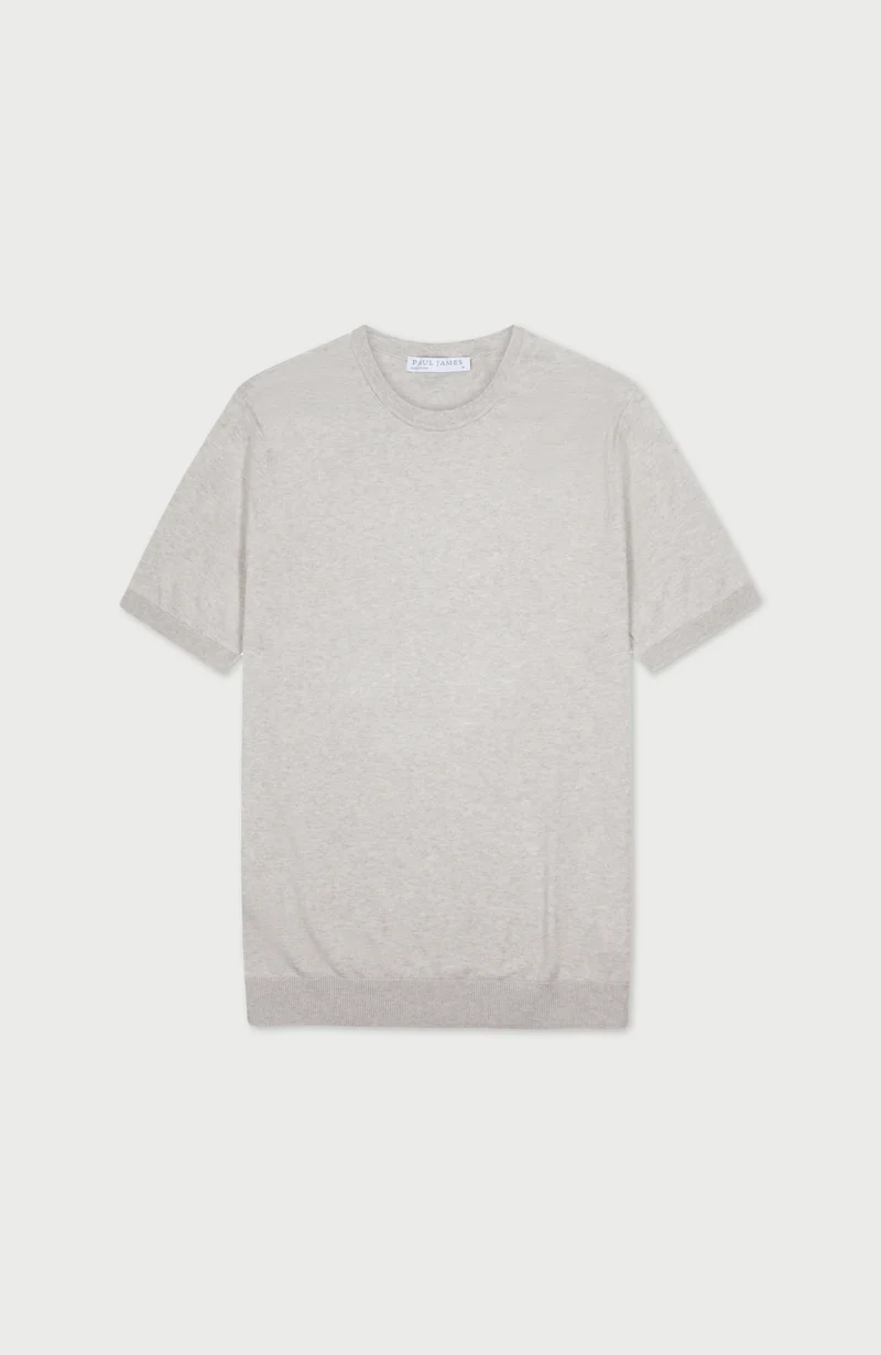 Mens Ultra Fine Cotton Short Sleeve Jumper