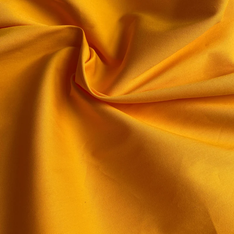 No. 1321 Baumwoll Poplin Stretch sonnengelb | 1,80m