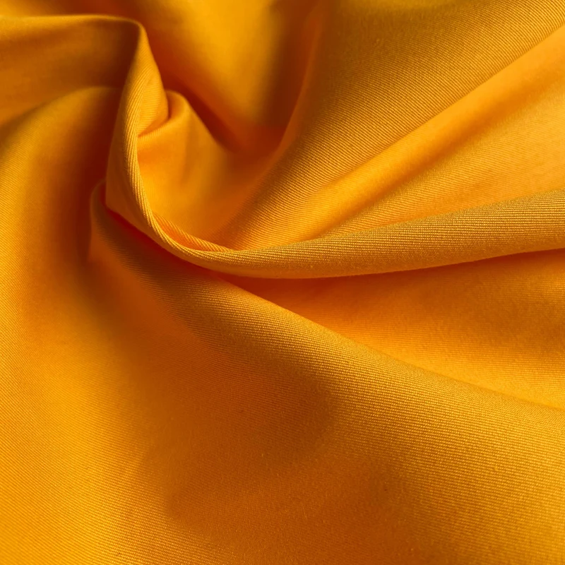 No. 1321 Baumwoll Poplin Stretch sonnengelb | 1,80m