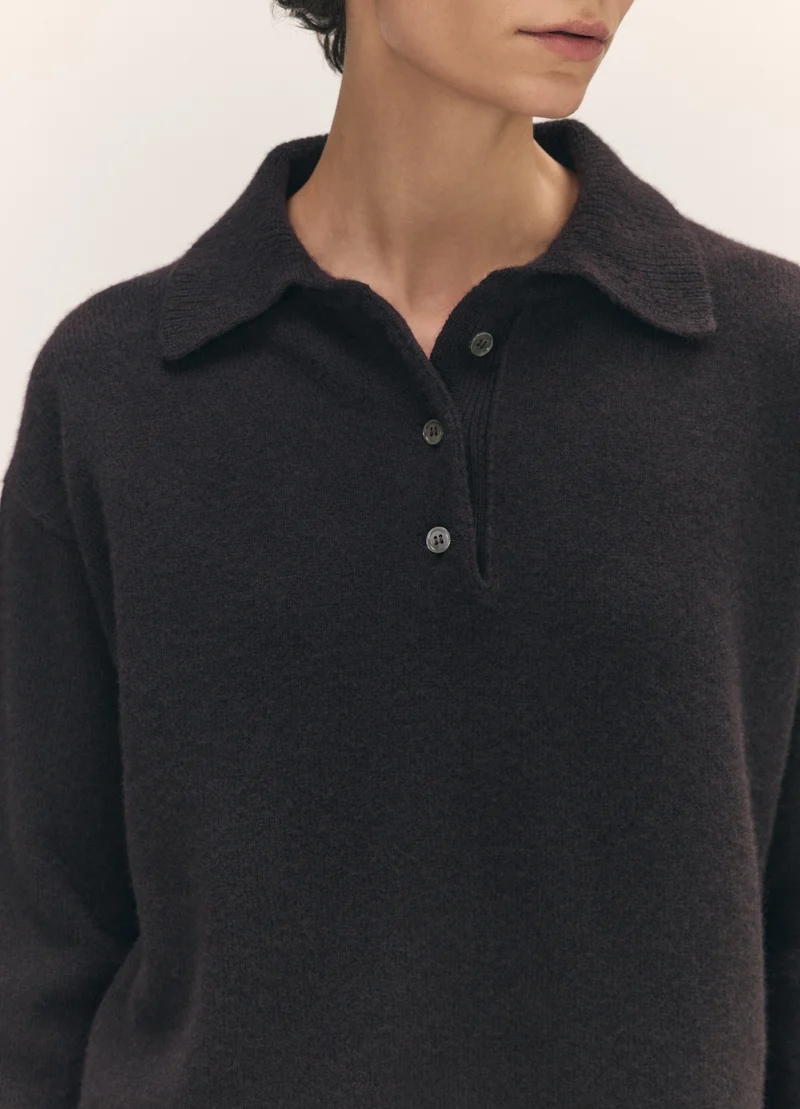 Torin Polo Shirt in Dark Brown