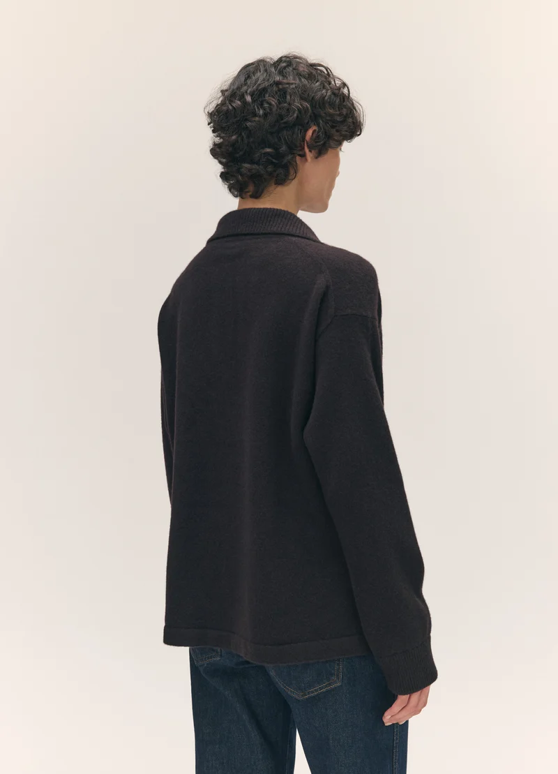 Torin Polo Shirt in Dark Brown