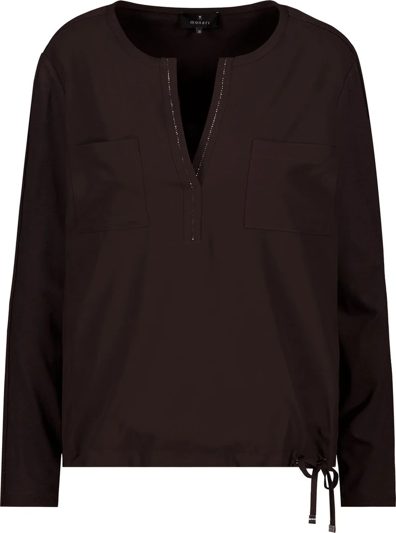 Blusenshirt mit Schmuckdetails