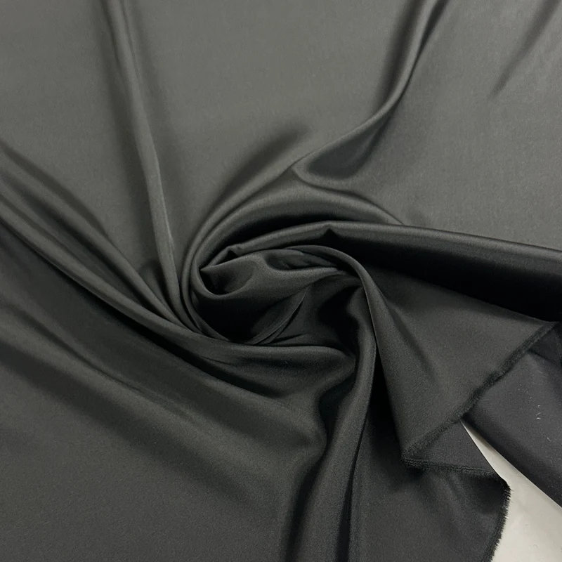 No. 2163 Seide-Acetat Satin schwarz