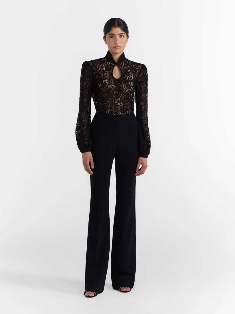 Saloni Flute B Trousers in Black