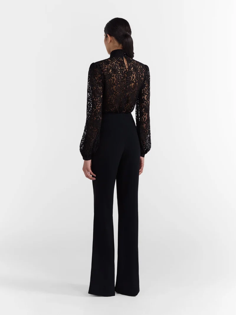 Saloni Flute B Trousers in Black