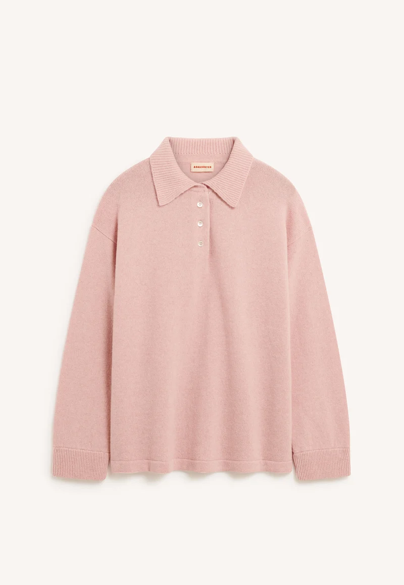 Torin Polo Shirt in Pale Pink