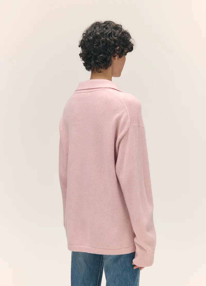 Torin Polo Shirt in Pale Pink