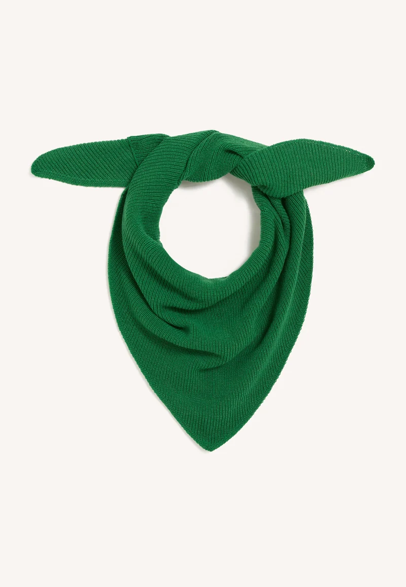 Fionn XL Cashmere Foulard in Pagoda Green