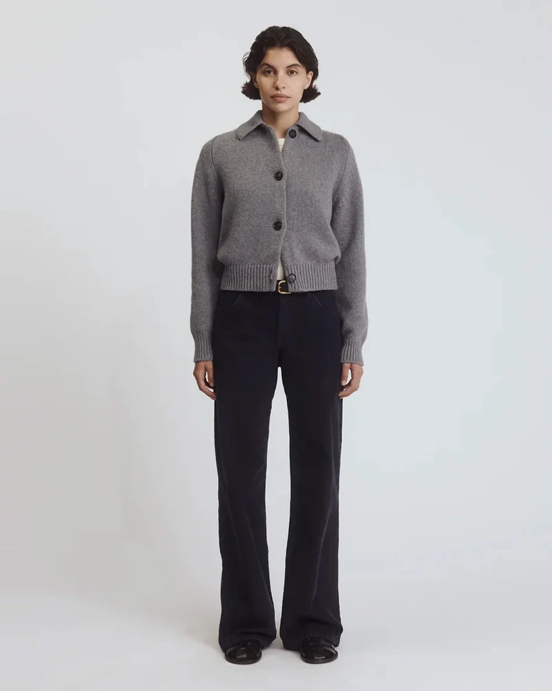 &Daughter Winny Collared Jacket in Grey