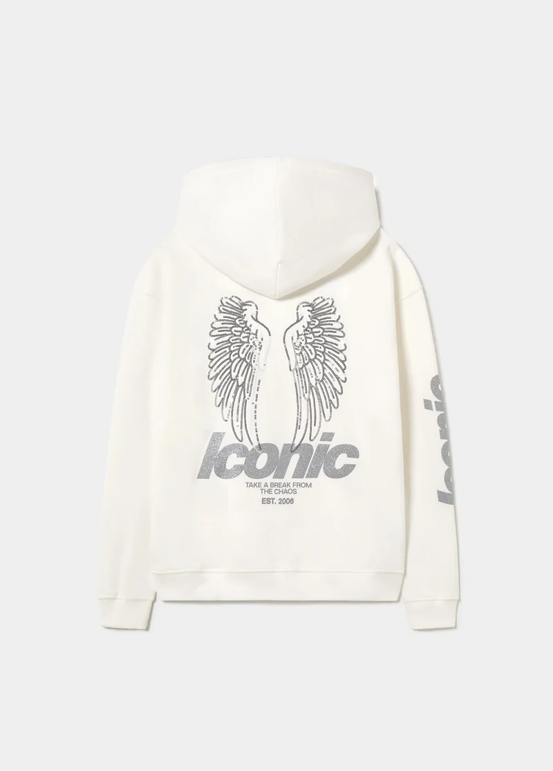 Hoodie with wings