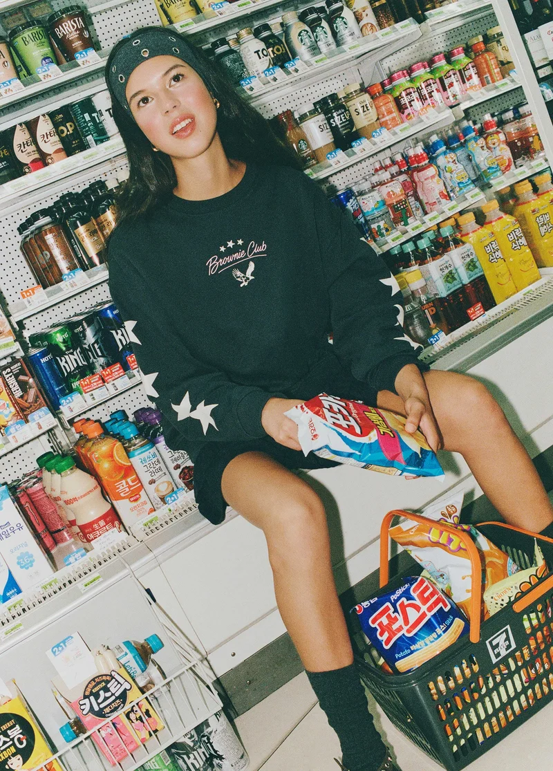 Eagle print sweatshirt