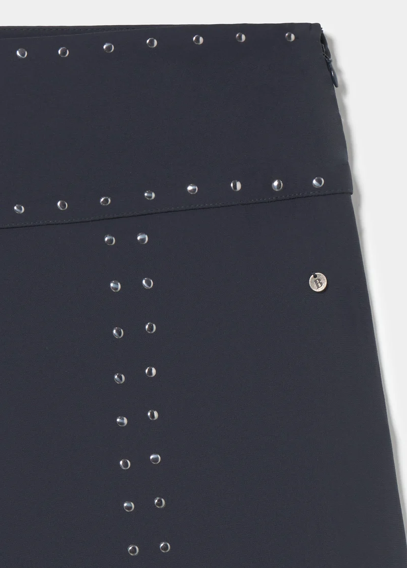 Long studded trousers