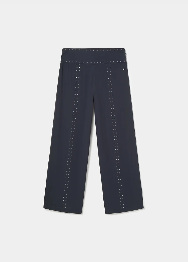 Long studded trousers