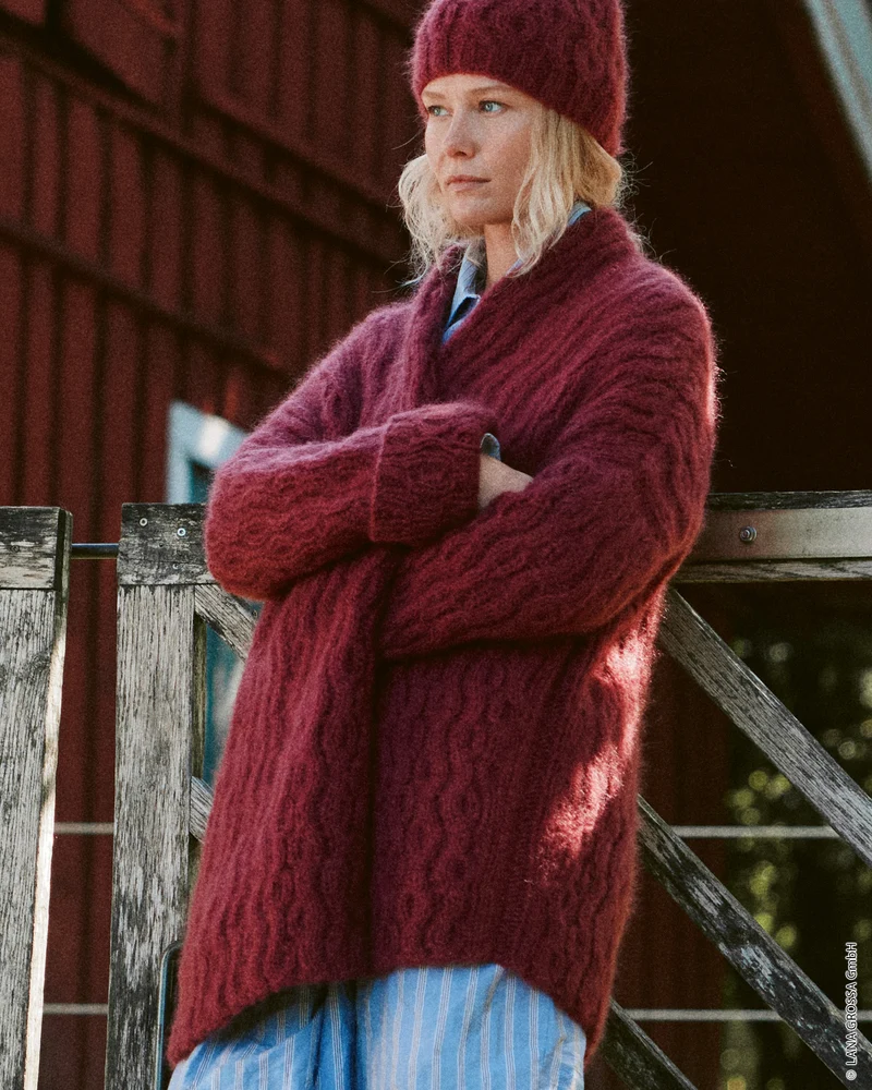 Lana Grossa Mohair Di Gio 023 Silbergrau