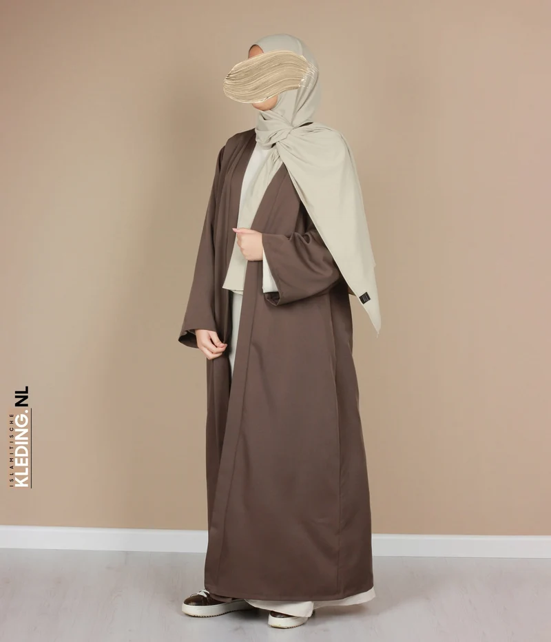 Essentieller Kimono Akemi - Espresso