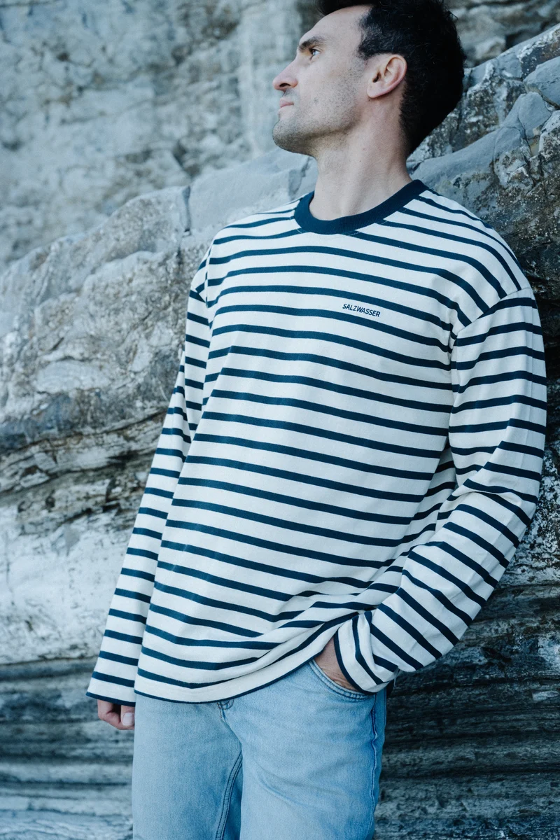 Longsleeve Ruiva Navy-Striped