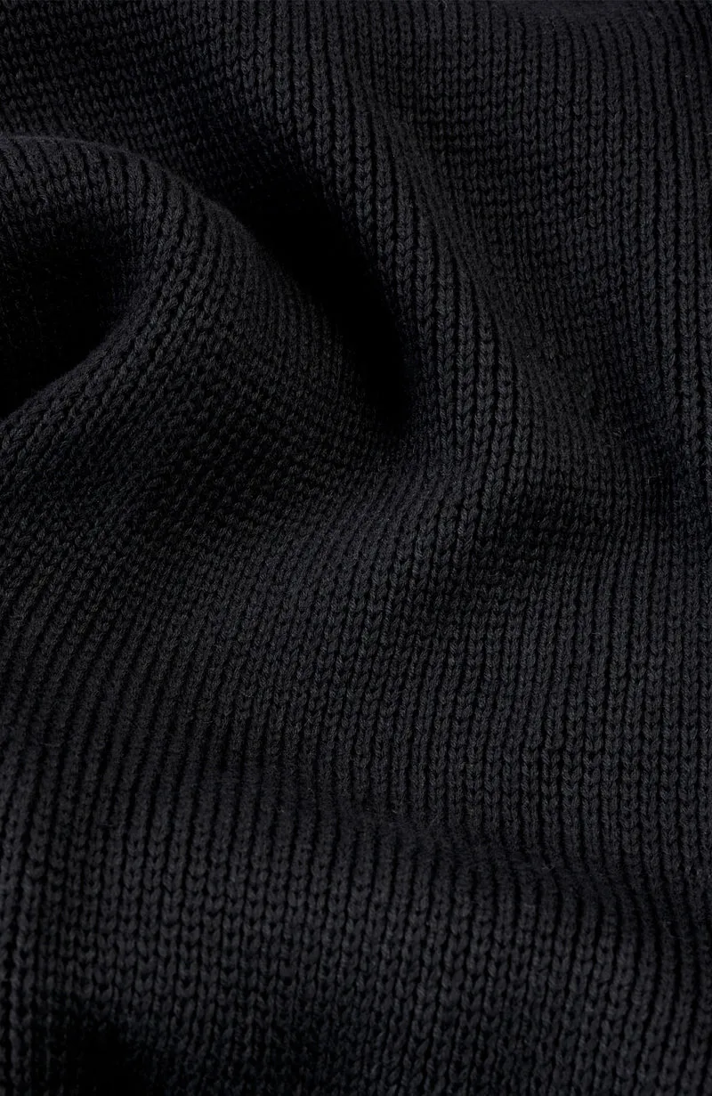 Schwerer Damen-Rollkragenpullover „Submariner“ aus reiner Baumwolle