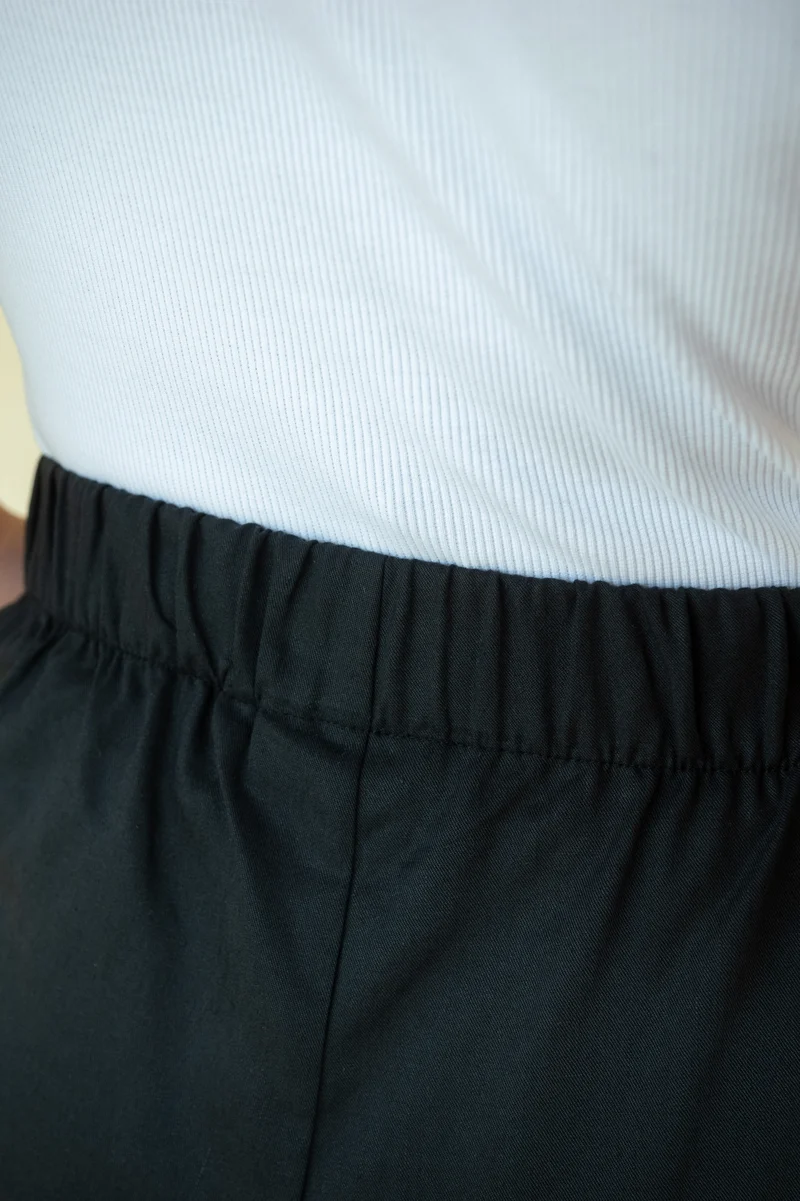 Leinen-Mix Shorts Luma Dunkelblau