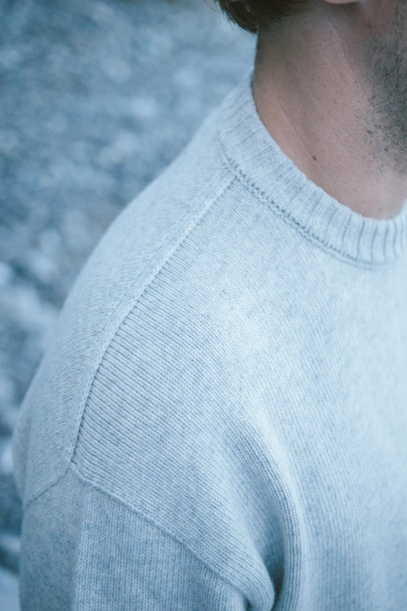 Wollpullover Toni Grau-meliert