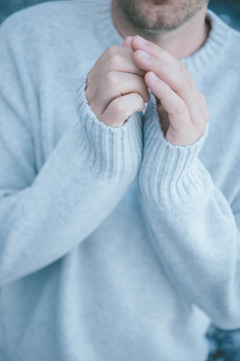 Wollpullover Toni Grau-meliert