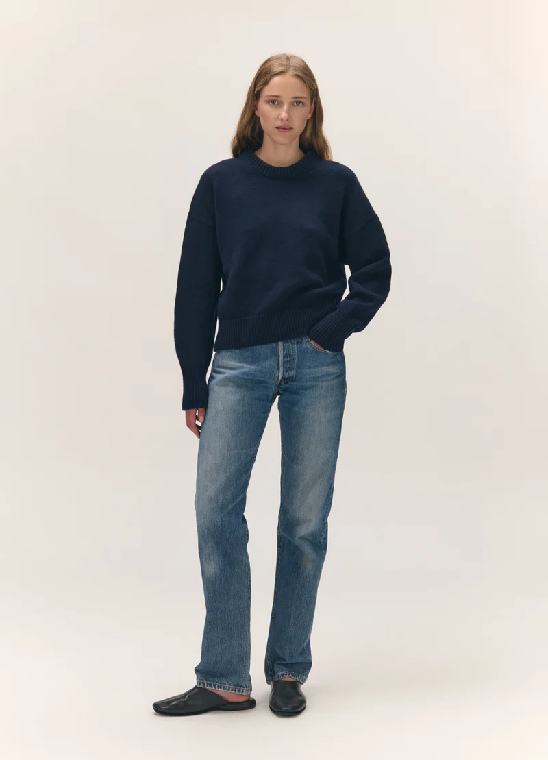 Sora Crewneck in Navy