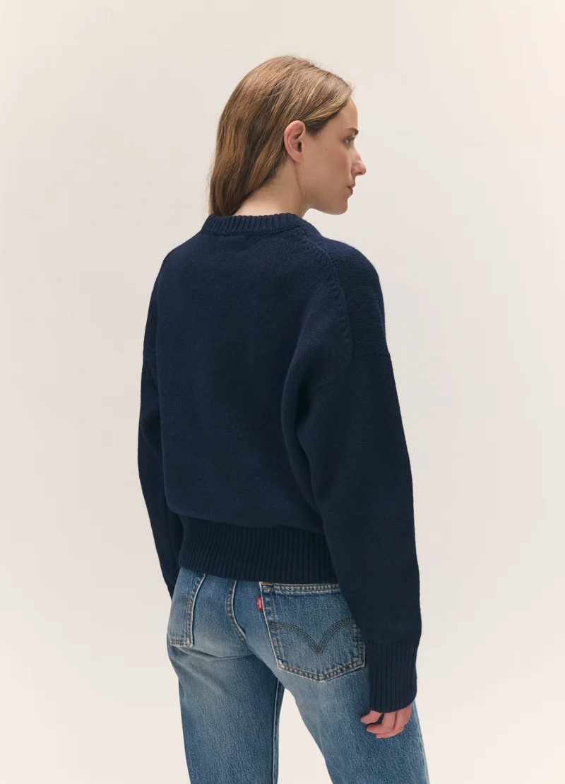 Sora Crewneck in Navy