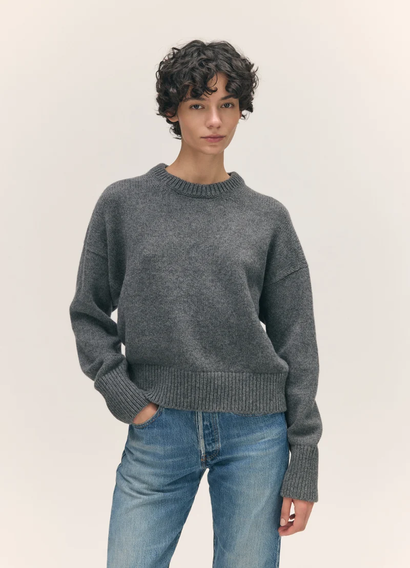 Sora Crewneck in Derby Grey