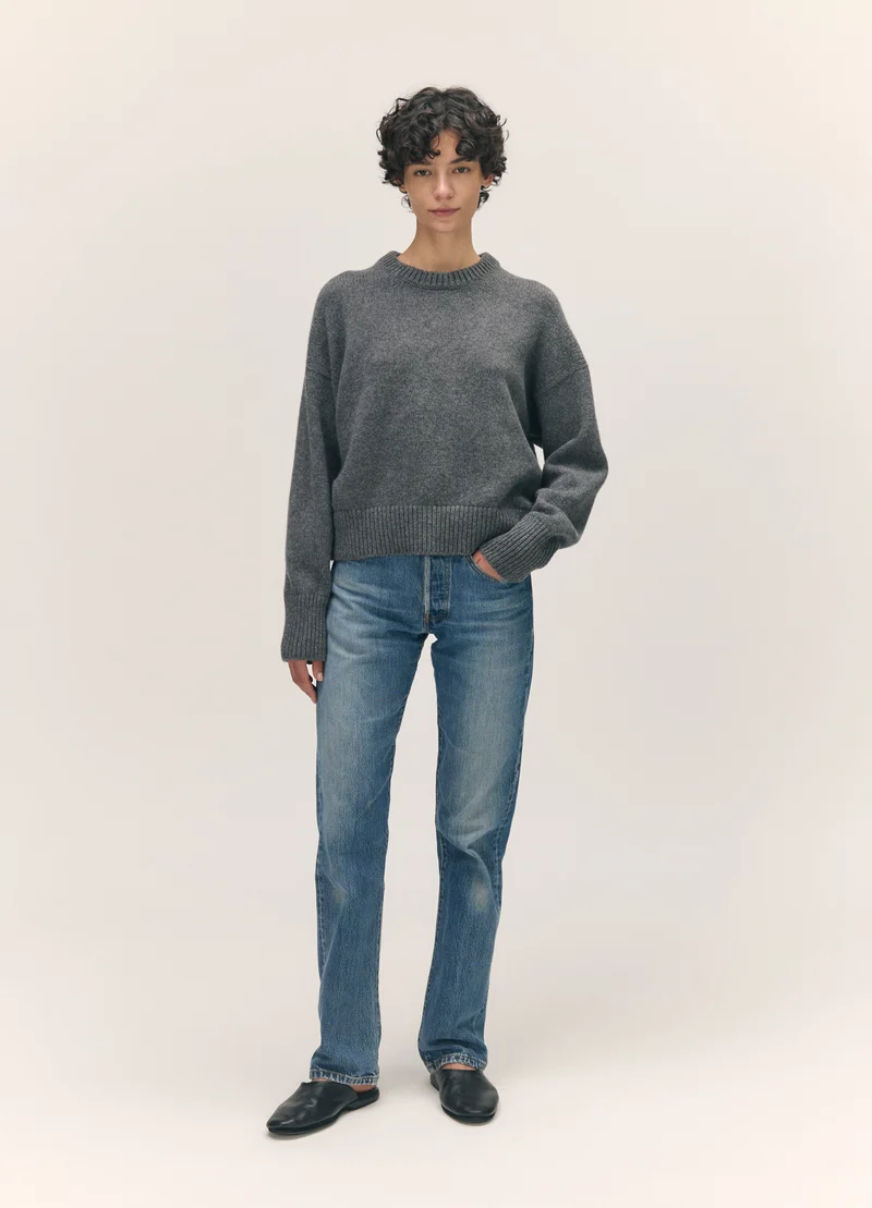 Sora Crewneck in Derby Grey