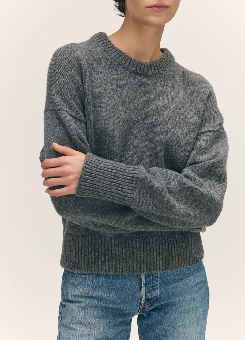 Sora Crewneck in Derby Grey