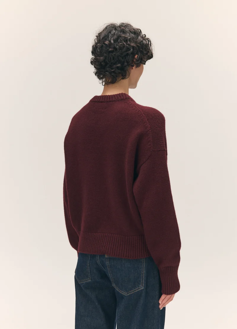 Sora Crewneck in Burgundy