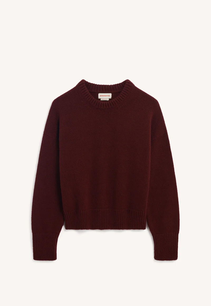 Sora Crewneck in Burgundy
