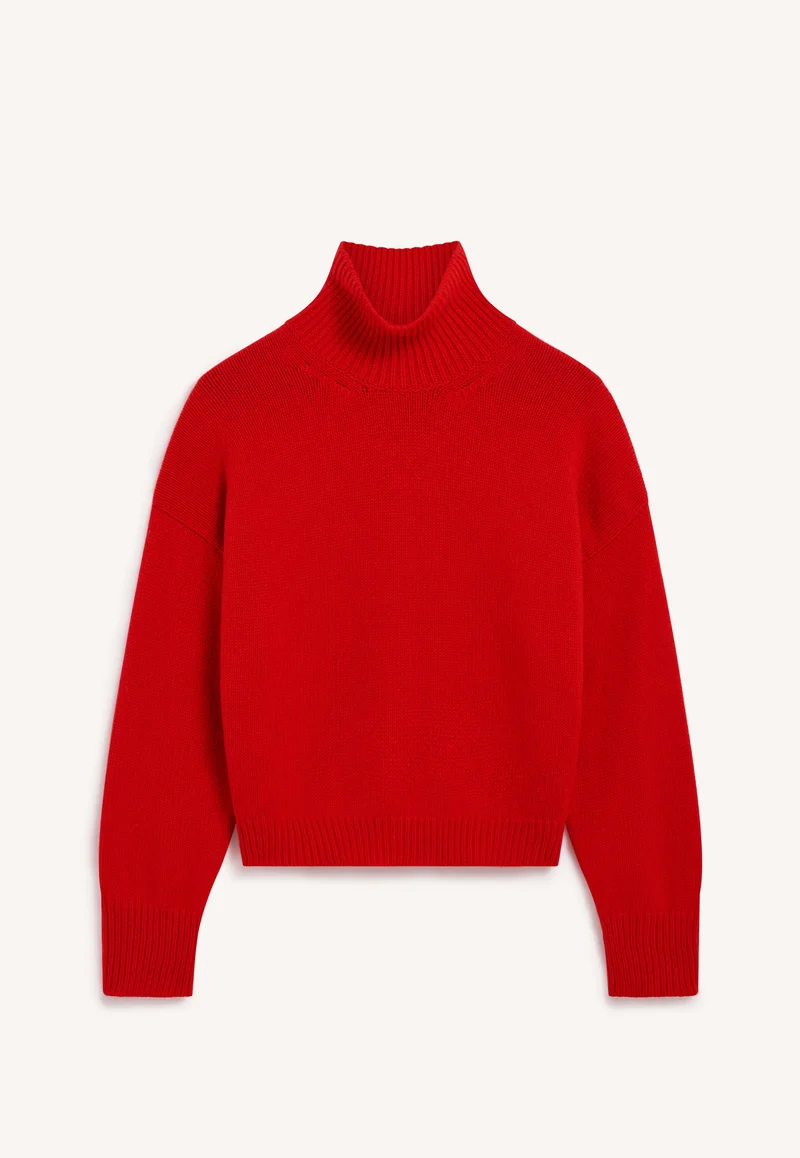 Sora High Neck in Poppy Red