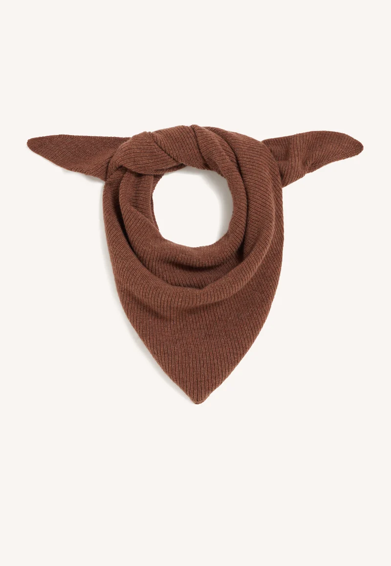 Mens Fionn XL Cashmere Foulard in Hazelnut
