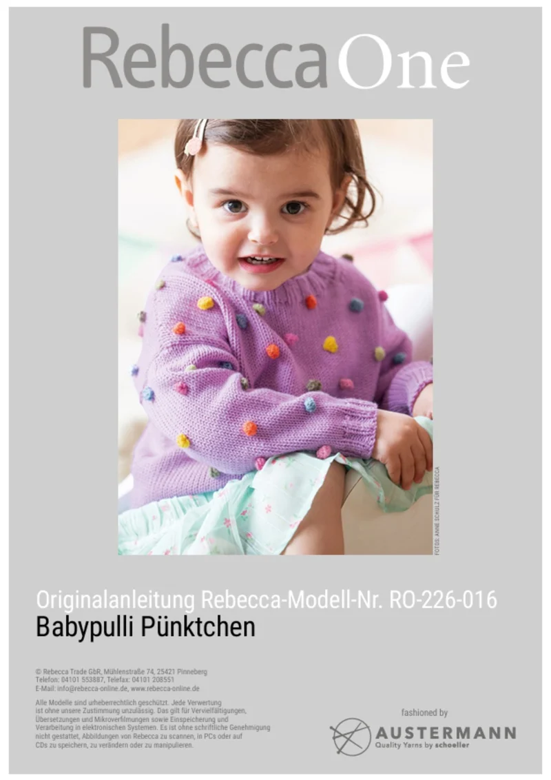 Anleitung: Babypulli Pünktchen