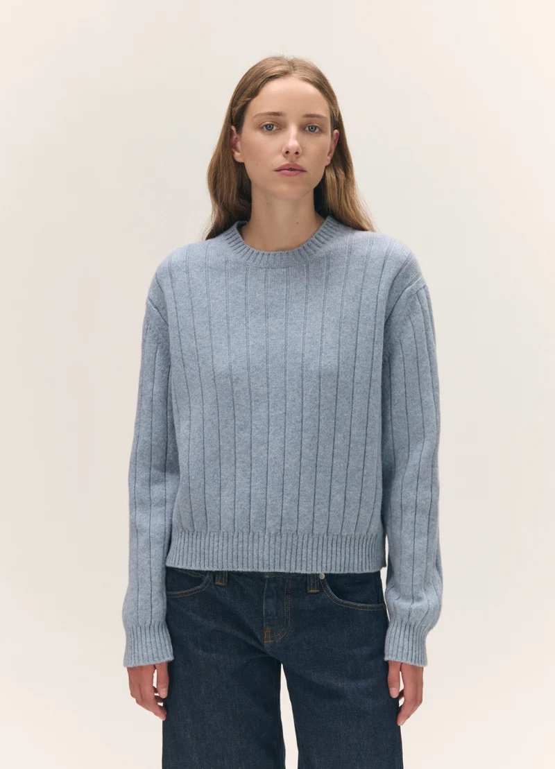 Rooney Rib Crewneck in Vintage