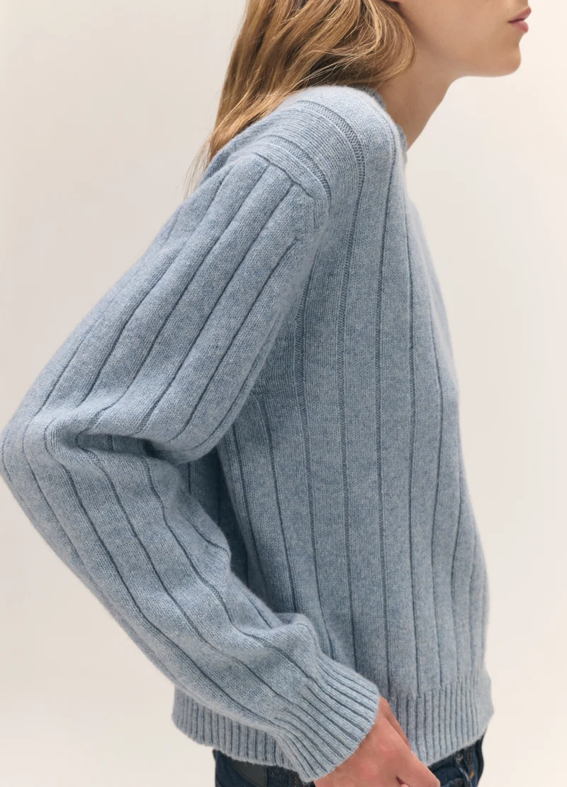 Rooney Rib Crewneck in Vintage
