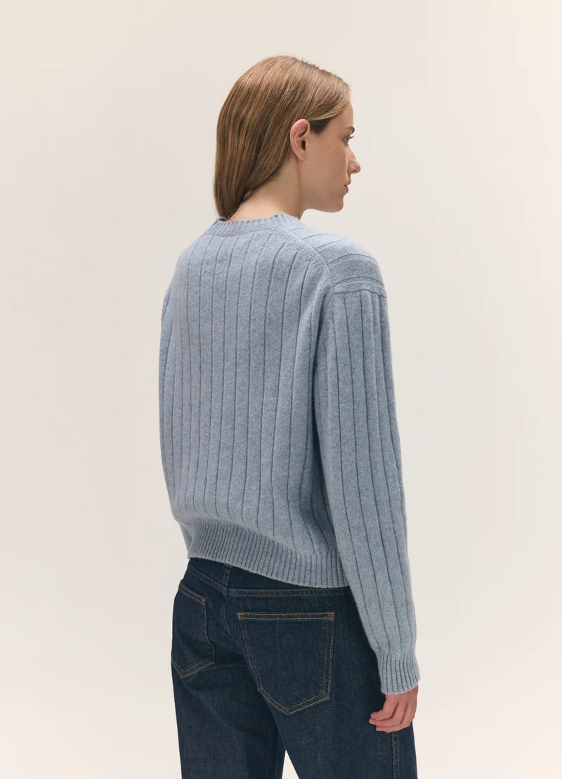 Rooney Rib Crewneck in Vintage