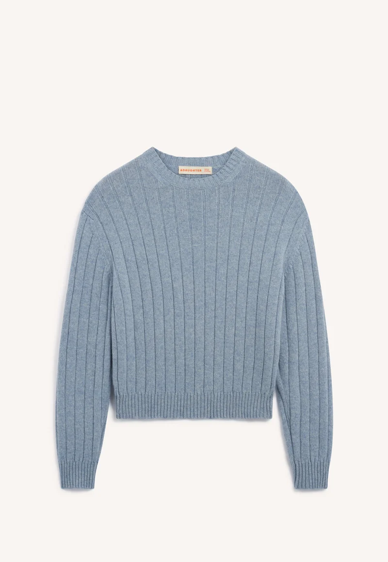Rooney Rib Crewneck in Vintage