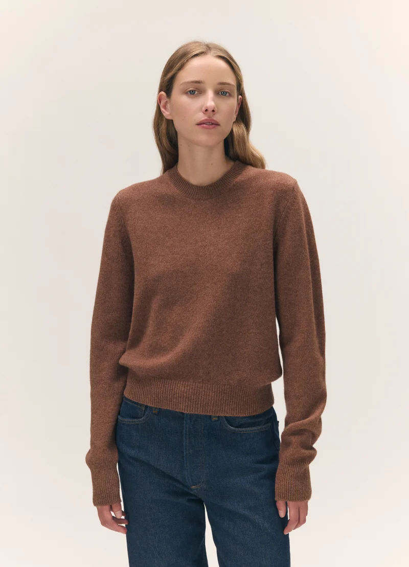 Sligo Crewneck in Hazelnut