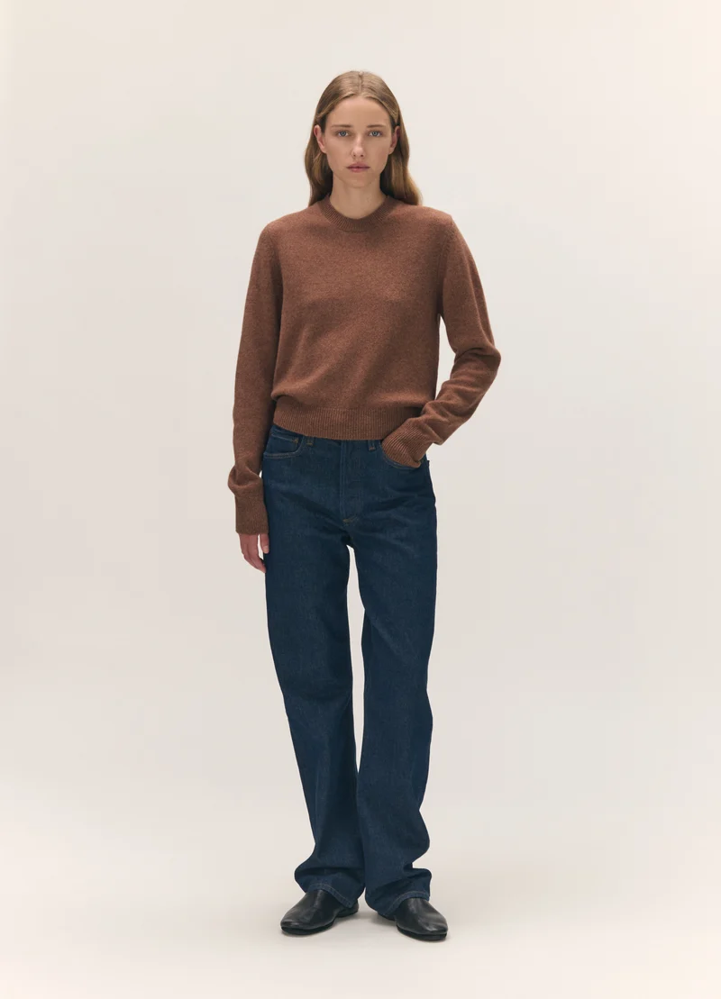Sligo Crewneck in Hazelnut