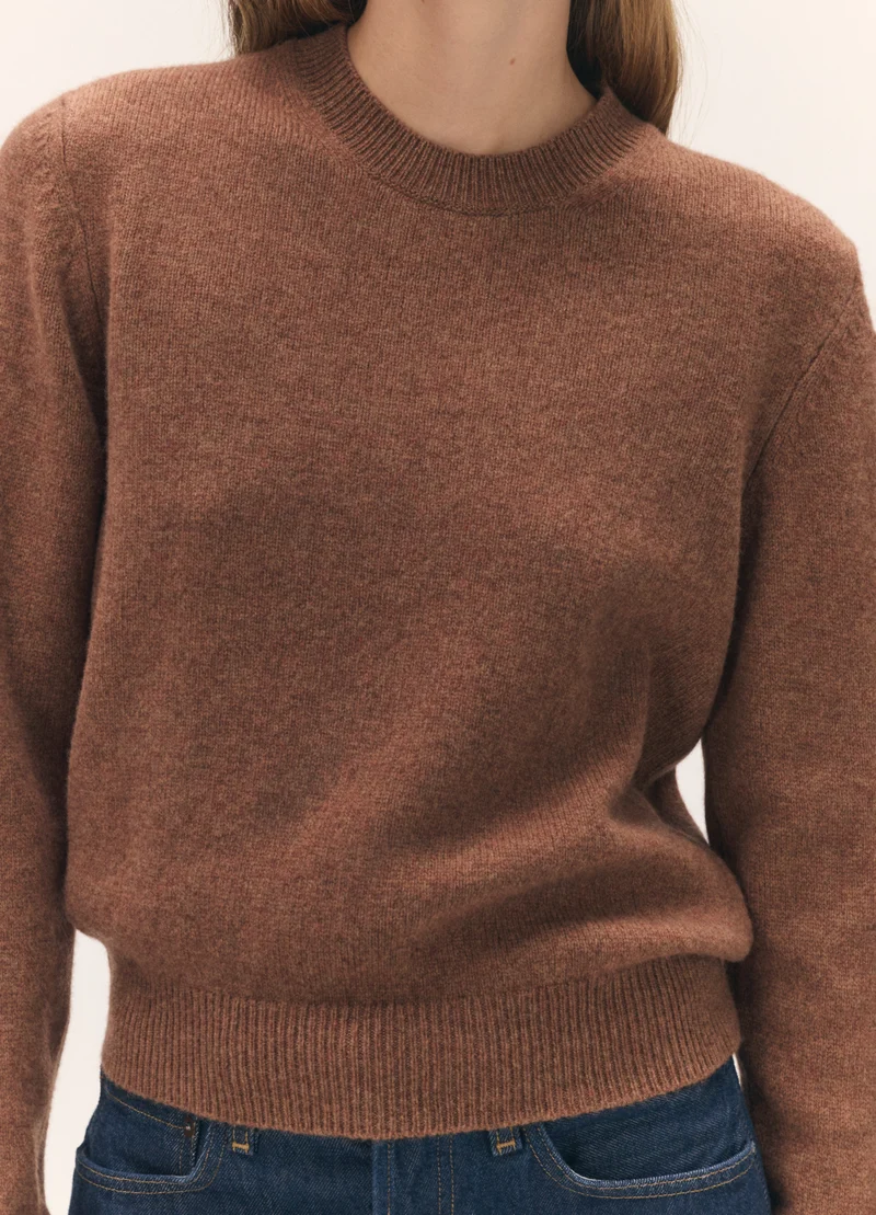 Sligo Crewneck in Hazelnut
