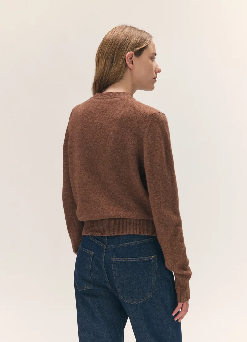 Sligo Crewneck in Hazelnut