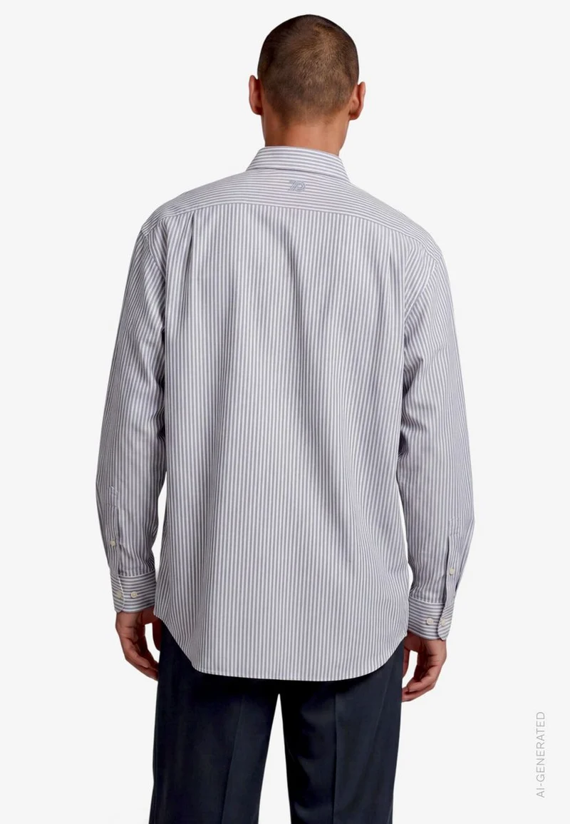 Oversize Hemd Herren mit Streifen