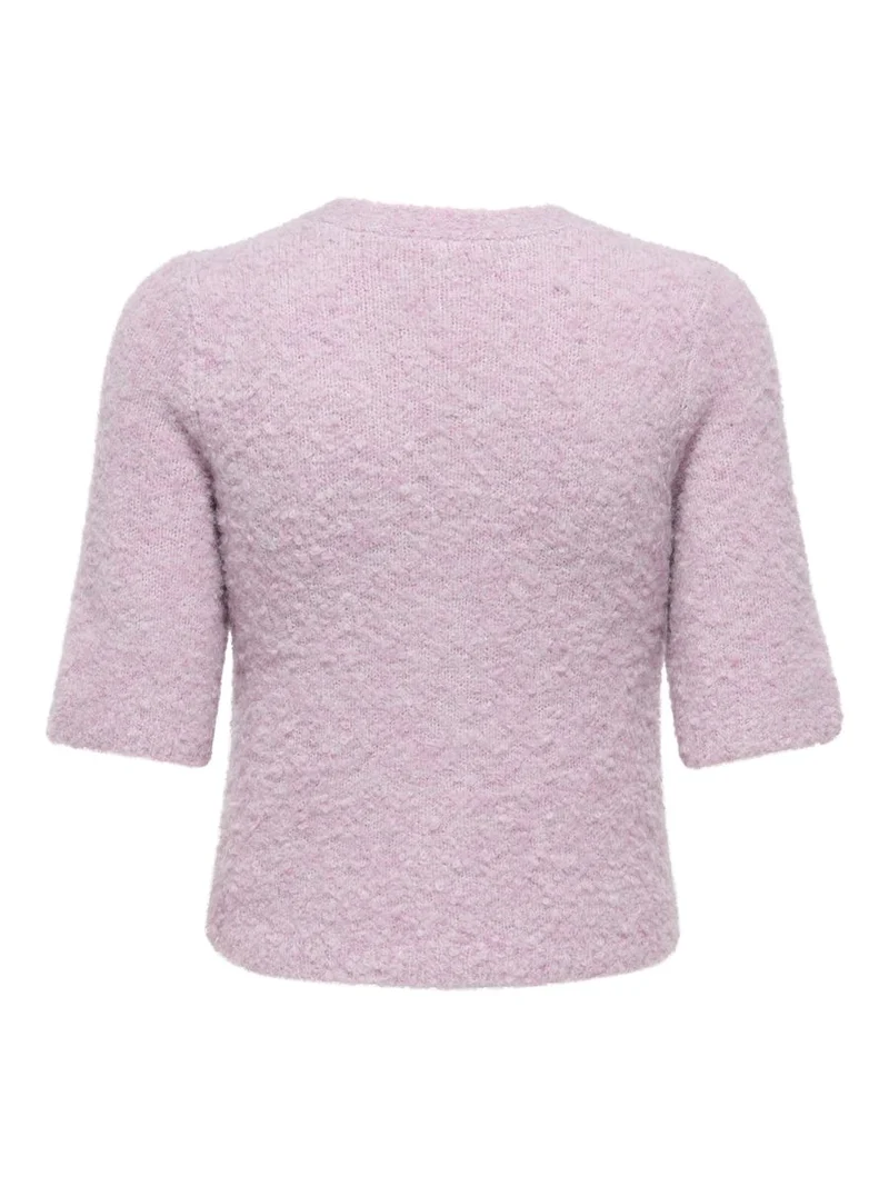 ONLBOUBLE SS V-NECK BUTTON CARDI KNT
