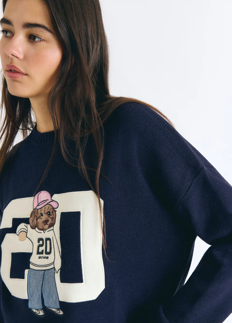Number 20 dog sweater