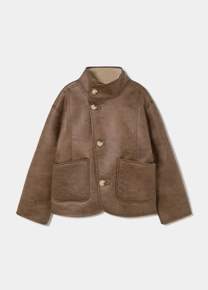 Reversible double-sided coat