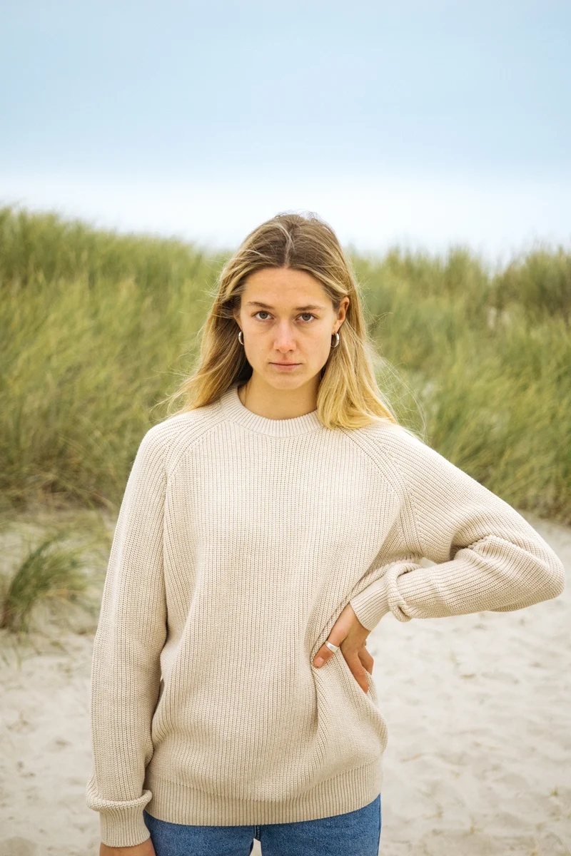 Strickpullover Rago Naturweiß