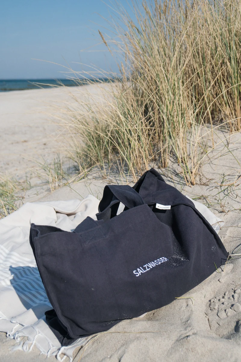 Shopper-Beachbag Dunkelblau